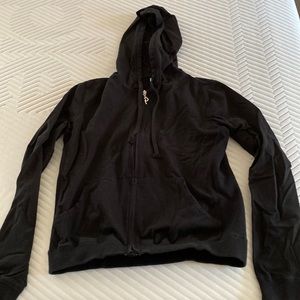 Black zip up hoodie